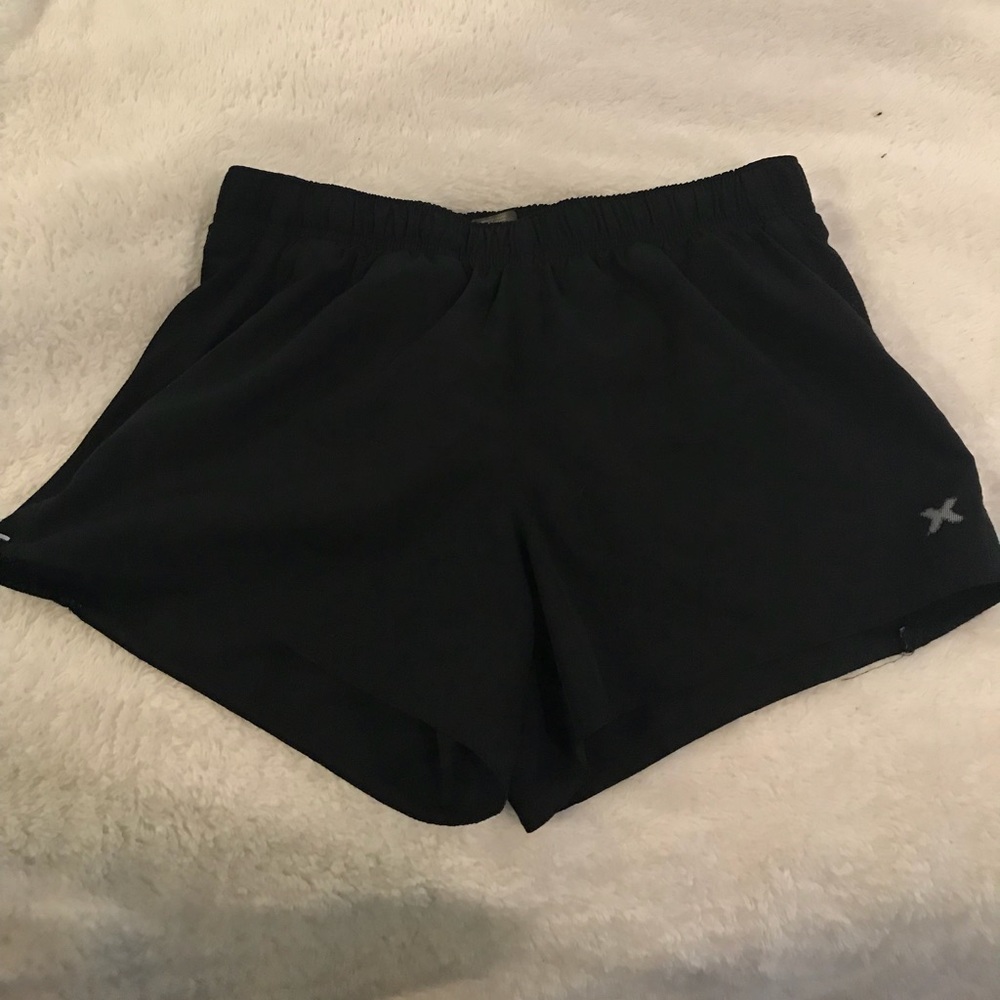 Black athletic shorts